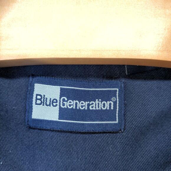 Blue Generation Mens Button Front Shirt Blue 2XL Embroidered Subaru Logo - Picture 11 of 15